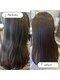 アネーロ ヘア デザイン(anhelo hair design)の写真/メテオストレートで叶える、自然なツヤと柔らかさで毎朝をラクに♪