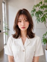 アンフィニー 銀座(ANFINI)&nbsp;前髪シースルー×ふんわり艶髪ミディアム