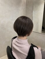 トキ(toki)&nbsp;丸みショート×アッシュベージュ