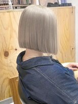 ミラ 新宿(MILA)&nbsp;透明感ブリーチダブルカラー/イメチェンハイトーンボブ/新宿