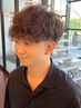 【カラーも同時に◎】メンズカット+各種パーマ+カラー　￥20020