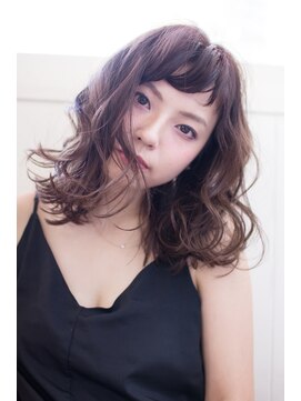 イロドリ ヘアーデザイン(IRODORI hair design) IRODORI　おとな可愛いミディ　　［西尾一寛］