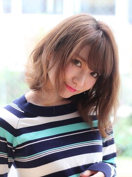 マイラ 銀座(myla) 髪質改善大人可愛い小顔ひし形20代30代40代ミディアムレイヤー