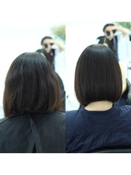 イレス 札幌駅前(IRESU) ボブの弱酸性縮毛矯正♪