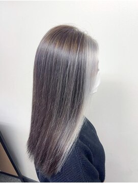 バブルス 所沢店(BUBBLES) アクセントに!フェイスフレーミングシルバー