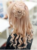 お花ヘアアレンジ☆+゜