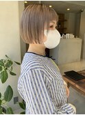 ミルクティーベージュ コンパクトボブ/今枝