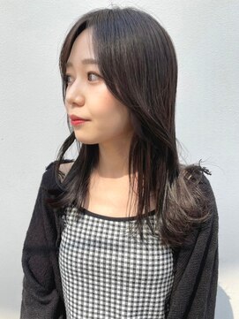 マジコ 下北沢本店(Magico) ナチュラルベージュ韓国風レイヤーカット髪質改善トリートメント