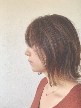 エース 間明店(A) ミニボブ カール ラフ ビジネスカジュアル