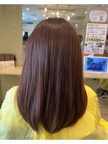 エメールヘア(aimere hair) 秋冬ブラウン系カラーと思いきやミルクティーインナーカラー