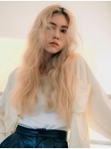 《Agu hair》ハイトーン ラフウェーブロング 1