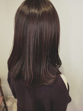 アフィックスヘア 新小岩(affix hair) フェミニン×ダークピンク