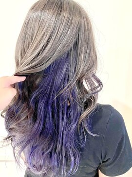 ネオリーブ ロア 鶴川店(NEOLIVE ROA) グレージュカラー×アメジスト/デザインカラー