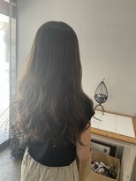 ヘアアンドスペース ベロン(hair&space velon) オリーブベージュカラー