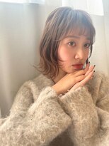 ロンドプランタン 恵比寿(Lond Printemps)&nbsp;ブリーチなしベージュソフトレイヤーウルフヘア【中居】