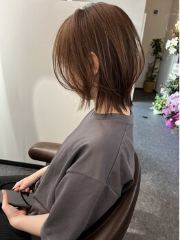 エカヒ(ekahi)の写真/【神辺/駅家】“似合わせ×トレンド”カットで魅力を最大限に引き出し、毎日のセットも楽しくなるSTYLEに*