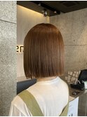 切りっぱなしボブ