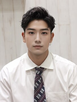 アース 錦糸町店(HAIR&MAKE EARTH) 30代40代メンズビジネスナチュラルブラウン爽やかツーブロ