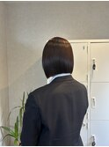 ぱつっとボブ
