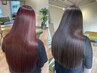 【美髪最高峰のメテオ髪質改善】cut+透明感カラー+メテオ髪質改善Tr￥15,840