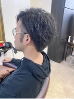 グランドライン(GRAND LINE)&nbsp;《GRANDLINE友田千栄》メンズツーブロツイストスパイラルパーマ