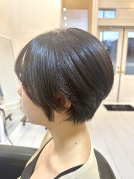 大人かわいい耳かけバルーンボブ~夏Ver.