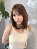【kumu】ミディアムレイヤー/顔周りカット/栄/名古屋