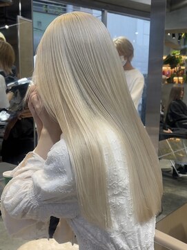 サンクマーケット 渋谷(cinq MARKET) 渋谷ミルクティーベージュハイトーンカラーヘーゼルベージュ30代