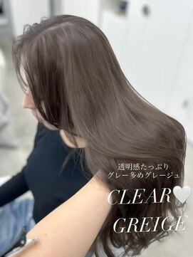 アイシー 表参道(ICY) ブリーチなしでできる透明感グレージュカラー