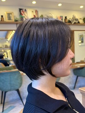 ロンド パルティール 大宮(Lond partir) 暗めカラー/グランマッシュ/デザインカラー/ショートボブ/大宮