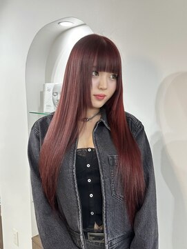 リリー(Lilley) 【hiyori】秋冬にワインレッドカラー