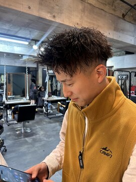 『kazuki』men's twist perm