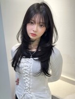 ロンプ(romp)&nbsp;レイヤーカットロングレイヤーハイレイヤー顔周りレイヤーi