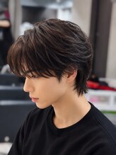 メンズのお客様にも大人気のサロン☆+パーマでいつもと違う雰囲気に!朝のスタイリングも楽になります☆