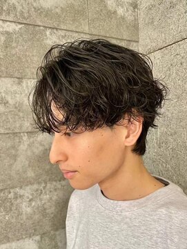 ニアウ 伊勢崎連取店(Niau) メンズマッシュツイストスパイラルパーマメンズパーマ