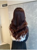 立体感UP◎自然に馴染むロング