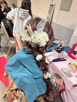 ナンバーエイト(number eight)&nbsp;卒業式入学式編み込みヘアアレンジヘアセット