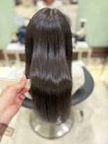 パーマ落としラボ アピッシュ 銀座(apish) パーマ落とし 自然なストレート 艶髪 20代30代40代