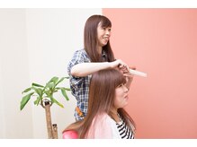 ヘアー リビアン(Hair re'bi:un)の雰囲気（楽しく会話しながらキレイに♪アットホームな愛されサロンです）