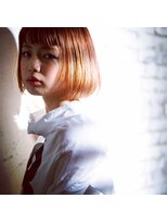 ブルー ヘアーメイク(Blue Hair Make)&nbsp;アプリコットピンクボブ