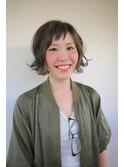 オシャレ感漂う外ハネ脱力ボブ