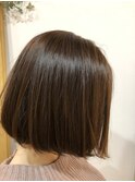 シンプルなボブ
