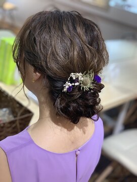 シム テンジン(hair & beaty SIM tenjin) お呼ばれヘアセット