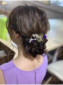 お呼ばれヘアセット