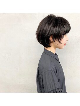 タグ(#tag) #パーマ残りボブ