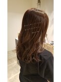【JILI.TA京都】大人可愛い♪小顔暗髪ベージュくびれセミディ