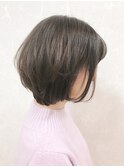 20代にオススメ☆/前上り柔らかボブ♪