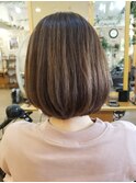 アッシュカラー グレージュカラー ボブ