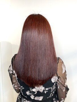 リプク(Rip-Ku18) 【四ツ橋】pimヘアエステで艶髪チェリーピンク