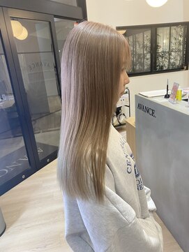 チェレ ロッソ 金剛店(Chere rosso) ミルクティーベージュ×ブランジュ×艶髪×髪質改善×韓国風